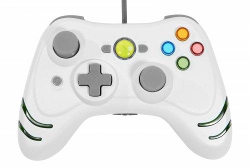 Xbox360 Wired Wildfire Controller (White) with Turbo-RapidFire