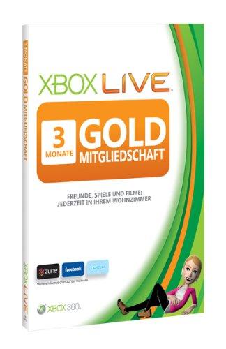 Xbox 360 - Live Gold 3 Monate
