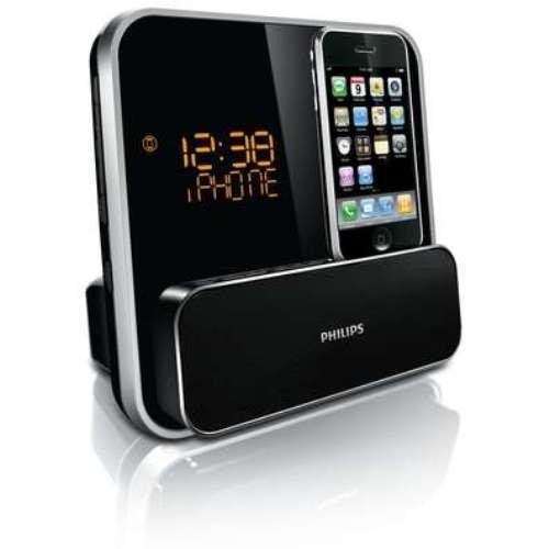 Philips DC315 Radiowecker (UKW-Tuner, Apple iPod-/iPhone-Dock,